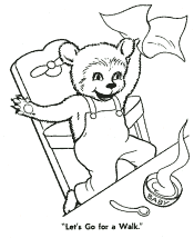 Goldilocks and Three Bears coloring pages