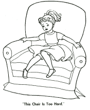 Goldilocks coloring pages