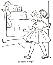 Goldilocks coloring page