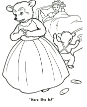 3 Bears coloring page