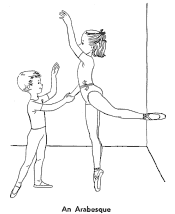 ballet coloring page