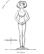 ballet coloring page