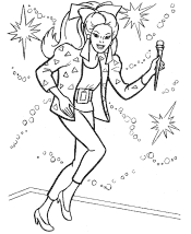 rock star coloring pages