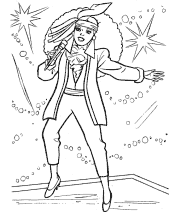 rock star coloring pages