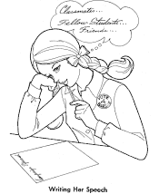 school coloring page