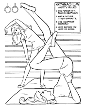 girls in sports coloring pages