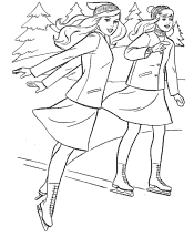 girls in sports coloring pages