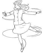 girls in sports coloring page