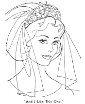 wedding coloring pages