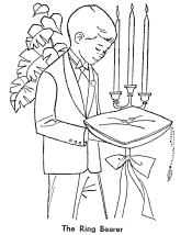 wedding coloring pages