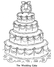 wedding coloring page