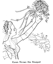 wedding coloring page