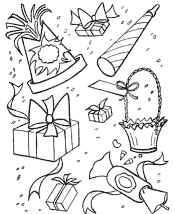 birthday coloring page