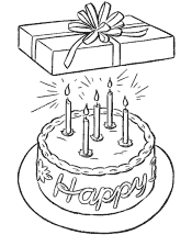 birthday coloring pages