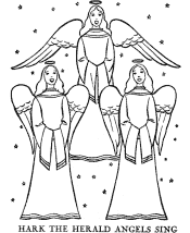 christian christmas coloring pages