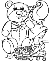 santa helper coloring pages