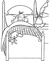 christmas kids coloring page