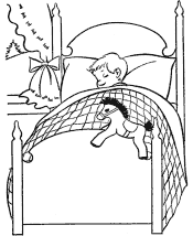 christmas kids coloring page