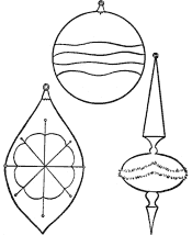 christmas ornaments coloring pages