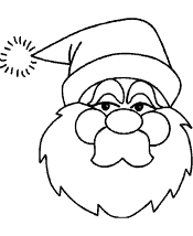 santa coloring pages