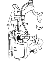 santa claus coloring pages
