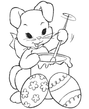 easter coloring page