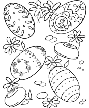 easter coloring page