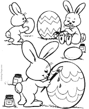 easter egg coloring page