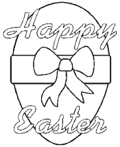 happy easter coloring pages