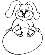 preschool easter coloring page