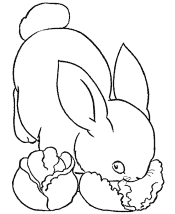 preschool easter coloring page