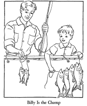 Father&acute;s Day coloring page