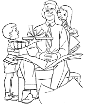 Father&acute;s Day coloring pages