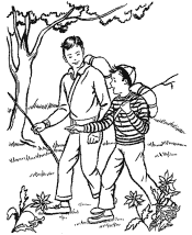 Father&acute;s Day coloring page