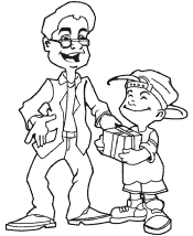 Father&acute;s Day coloring pages