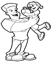 Father&acute;s Day coloring page