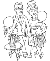grandparents day coloring page