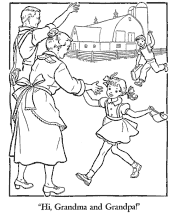 grandparents day coloring pages