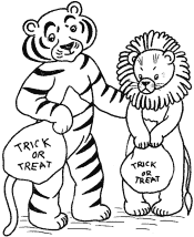 halloween costume coloring page