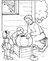 halloween costume coloring pages
