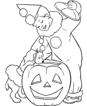 halloween costume coloring pages