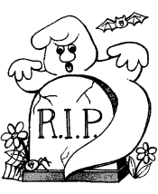 halloween ghost coloring page