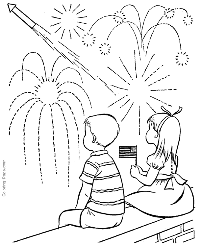 Independence Day coloring pages
