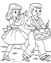 independence day coloring page