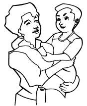 Mother&acute;s Day coloring page