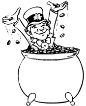 Pot of Gold coloring page
