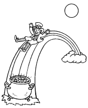 Pot of Gold coloring pages