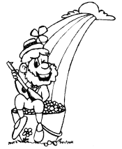 Pot of Gold coloring pages