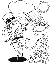 Pot of Gold coloring pages