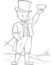 St Patrick&acute;s Day coloring page